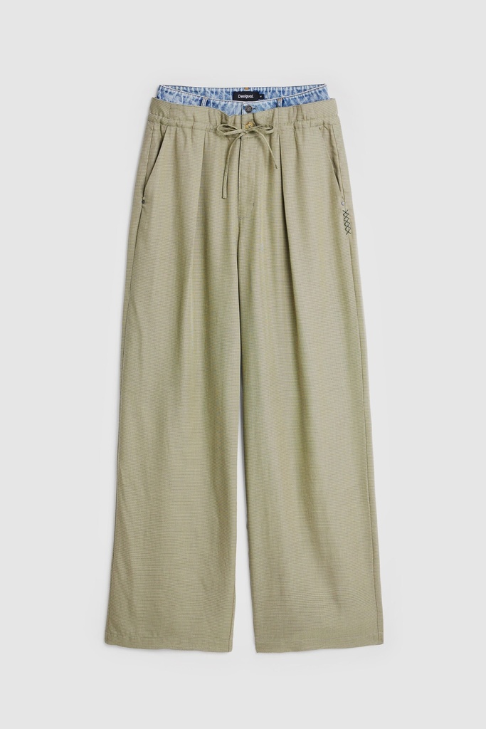 PANT_CUADRITOS 4092 KAKI