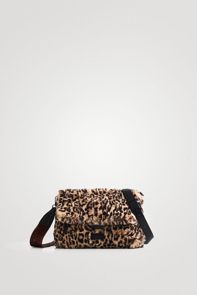 Bolso bandolera pelo animal print