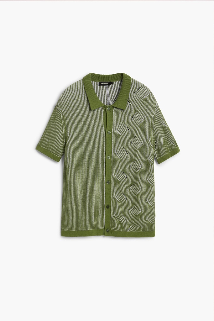 Polo knit sweater 