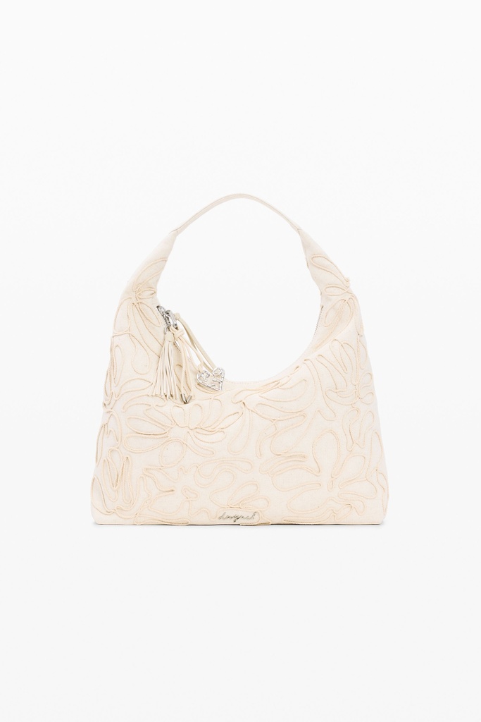 Large canvas flower bag 