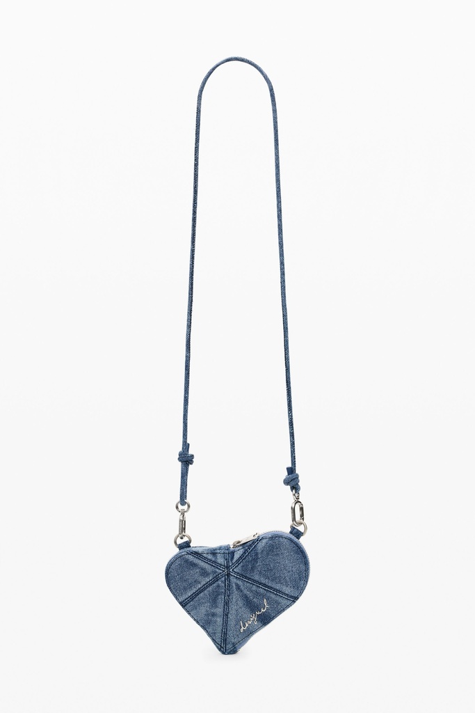 Mini heart crossbody wallet 