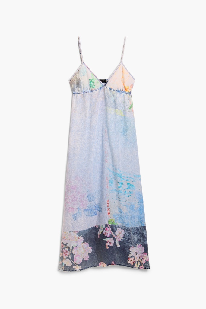 DRESS_LONG 5007 DENIM LIGHT WASH