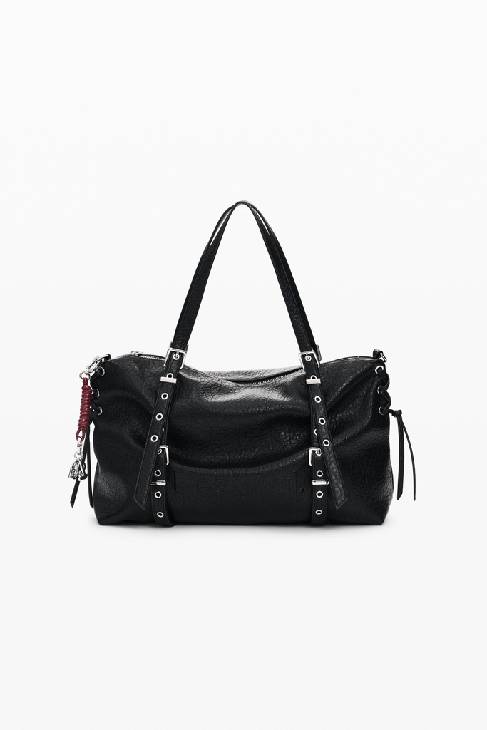 BAG_HALF LOGO LANUZA BLAC 2000 NEGRO