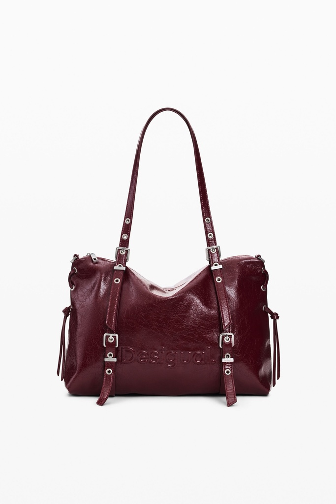 BAG_HALF LOGO LANUZA GR 3032 GRANATE