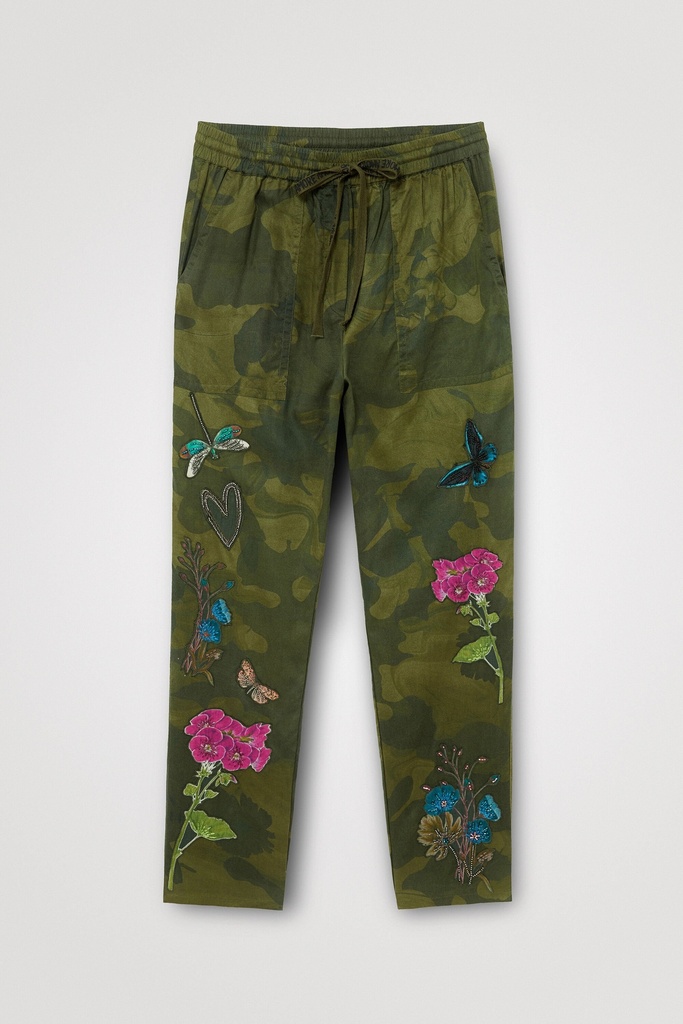 Pantalón Confort camuflaje floral