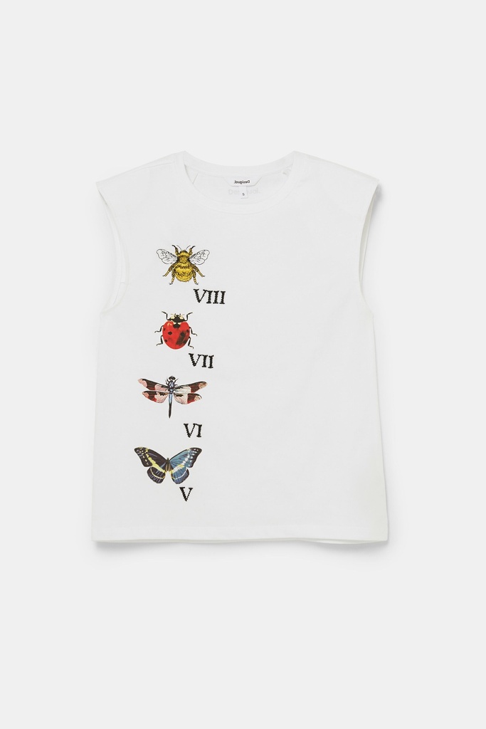 Camiseta sin mangas algodón