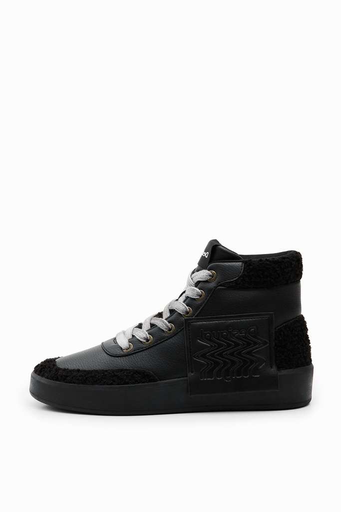 SHOES_FANCY HIGH PATCH 2000 NEGRO