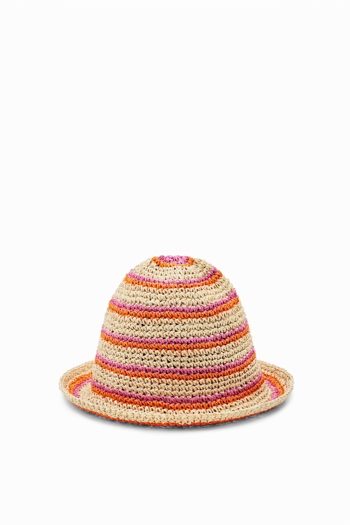 HAT_RAFIAPAPER BUCKET 3002 FUCSIA