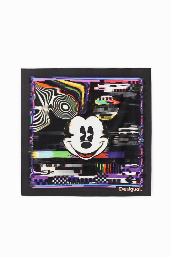 FOU_MICKEY GLITCH SQUARE 2000 NEGRO