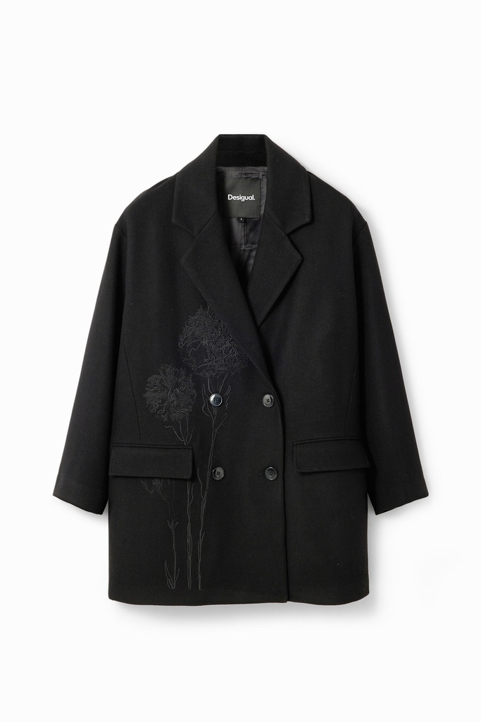 COAT_CLAVEL-LACROIX 2000 NEGRO