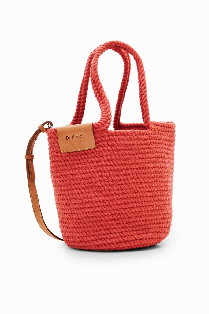 BAG_CESTAS TRENZADAS 7019 CORAL