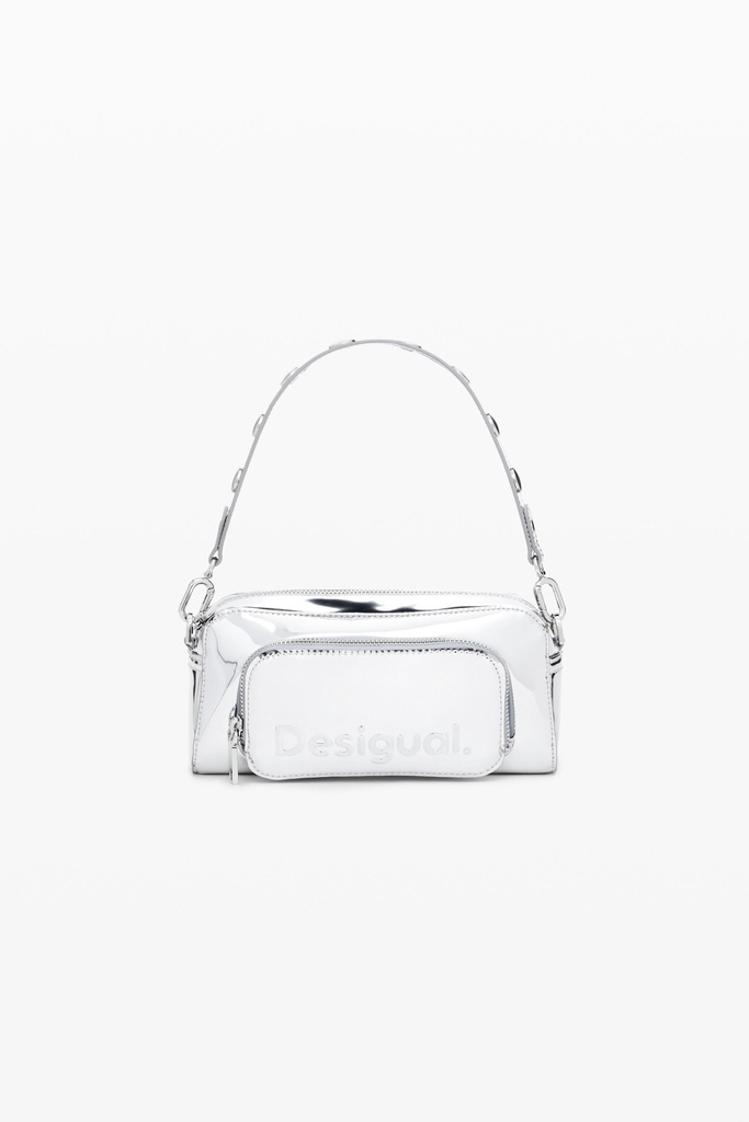 BAG_HALF LOGO FW24 P 2015 GRIS PLATA