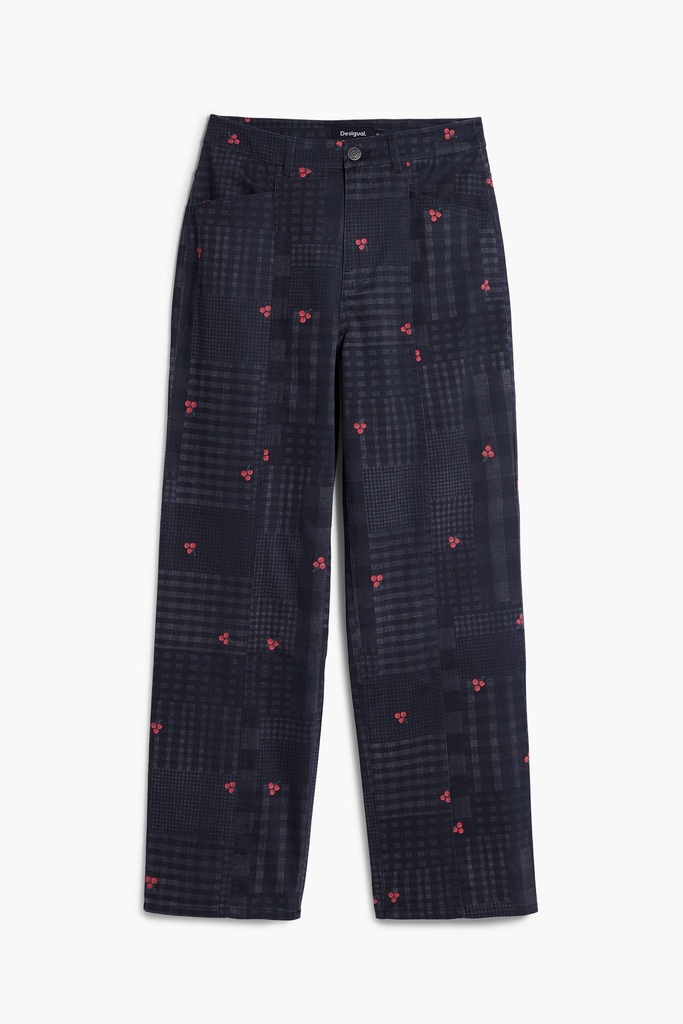 PANT_CHERRYCHECK 2006 GRIS OSCURO