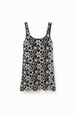 VEST_DAISIES 2000 NEGRO