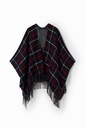 PONCHO PICTURAES PARIS 2000 NEGRO