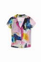 WOMAN TOPS Templa 5074 MEDIEVAL BLUE