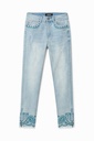 DENIM_ANKLE PAISL DENIM BLEACH