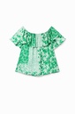 BLUS_ANAÏS 4026 VERDE TROPICAL