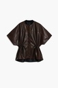 PONCHO_RICHMOND BU 6075 CAMEL OSCURO