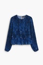 BLUS_PLISE 5032 AZUL OSCURO