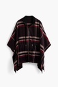 PONCHO_CHECKS ALDAMA 2000 NEGRO