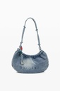 BAG_HALF LOGO DENIM W 5005 DENIM RAW