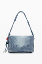 BAG_HALF LOGO DENIM V 5005 DENIM RAW