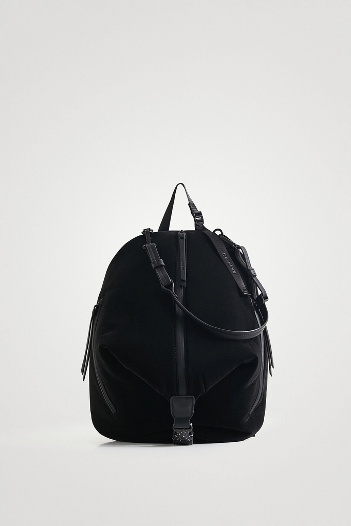 Mochila plegable efecto piel
