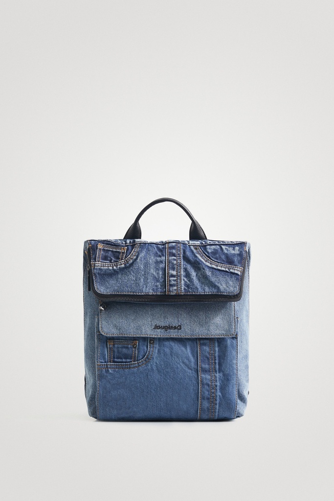 Mochila vaquera upcycling