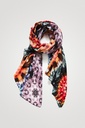 Foulard rectangular bohemian estampado