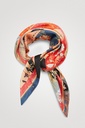 Foulard cuadrado flores orientales