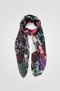 Foulard rectangular patch floral