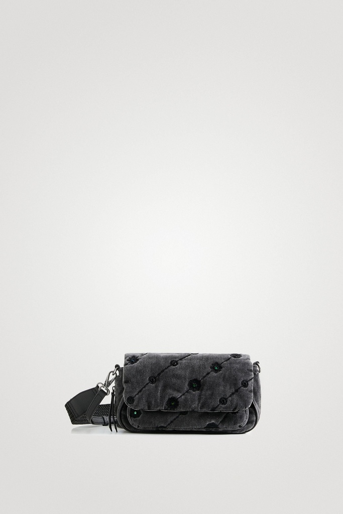 Bolso bandolera efecto denim