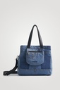 Bolso shopping bag vaquero