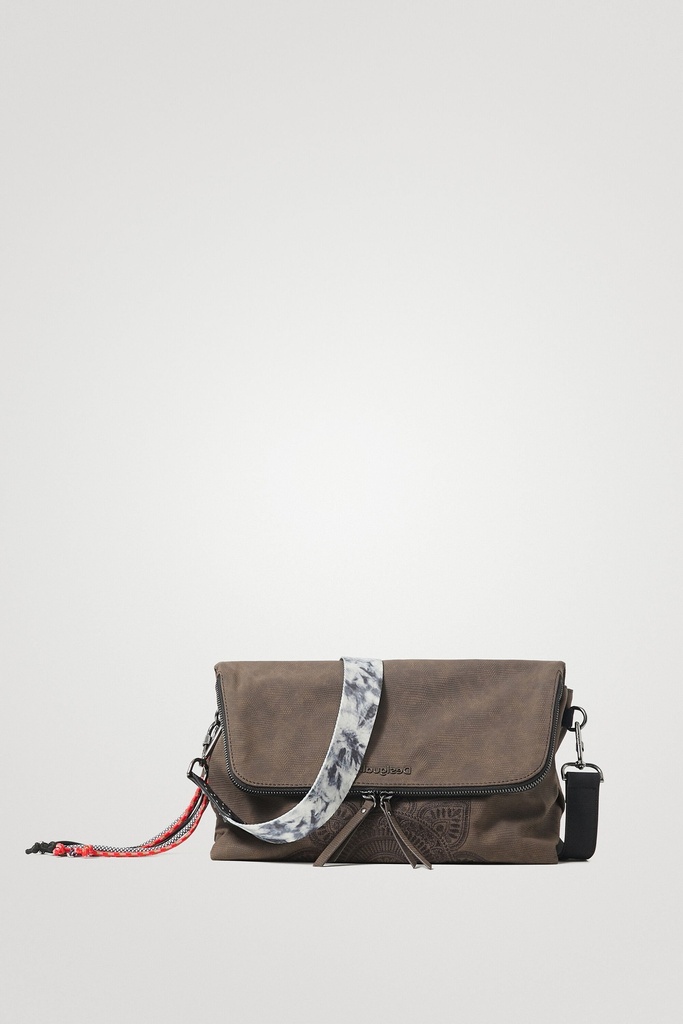 Bolso bandolera efecto piel