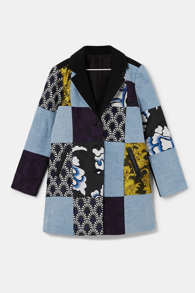 Chaqueta bimateria vaquera