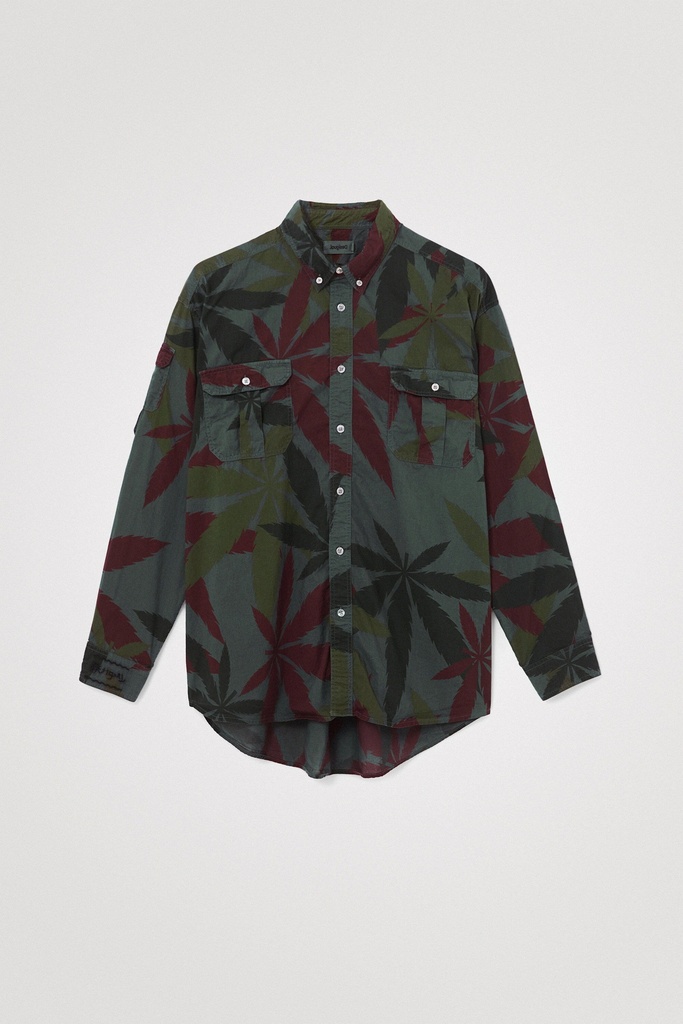 Camisa algodón estampada