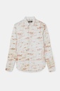 Camisa algodón de popelín estampada
