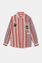 Camisa algodón patch mensajes