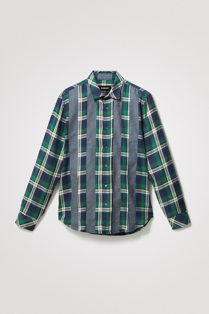 Camisa tartán 100% algodón
