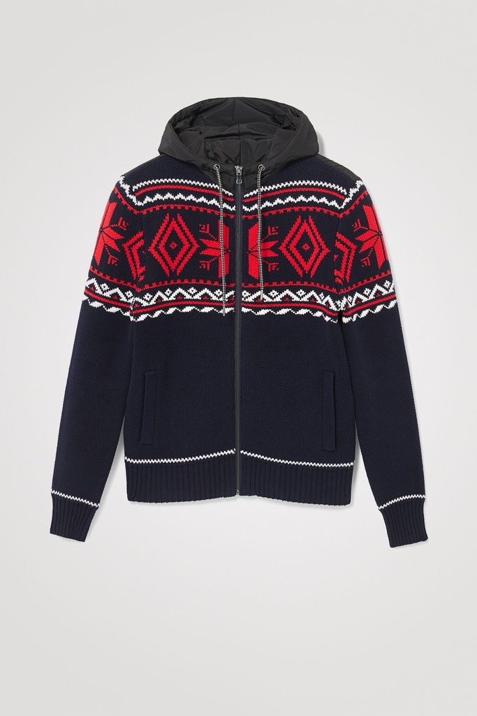 Chaqueta punto capucha