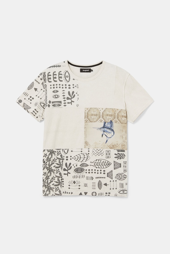 Camiseta patch étnico