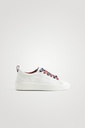Sneakers cordones doble estampado