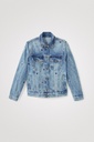 Chaqueta vaquera slim mandalas