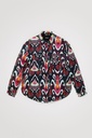 Sobrecamisa acolchada estampada