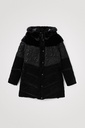 Chaqueta larga acolchada