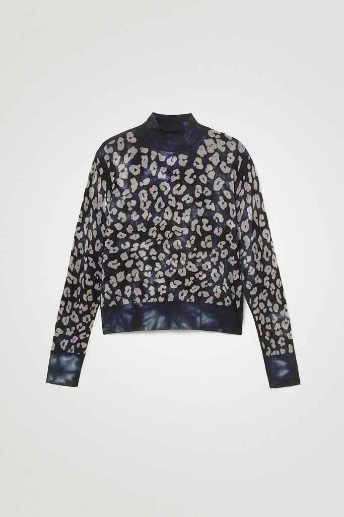 Jersey punto animal print