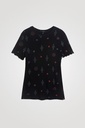 Camiseta slim flores