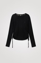 Camiseta slim fruncible