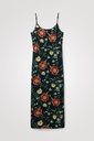 Vestido slim midi flores